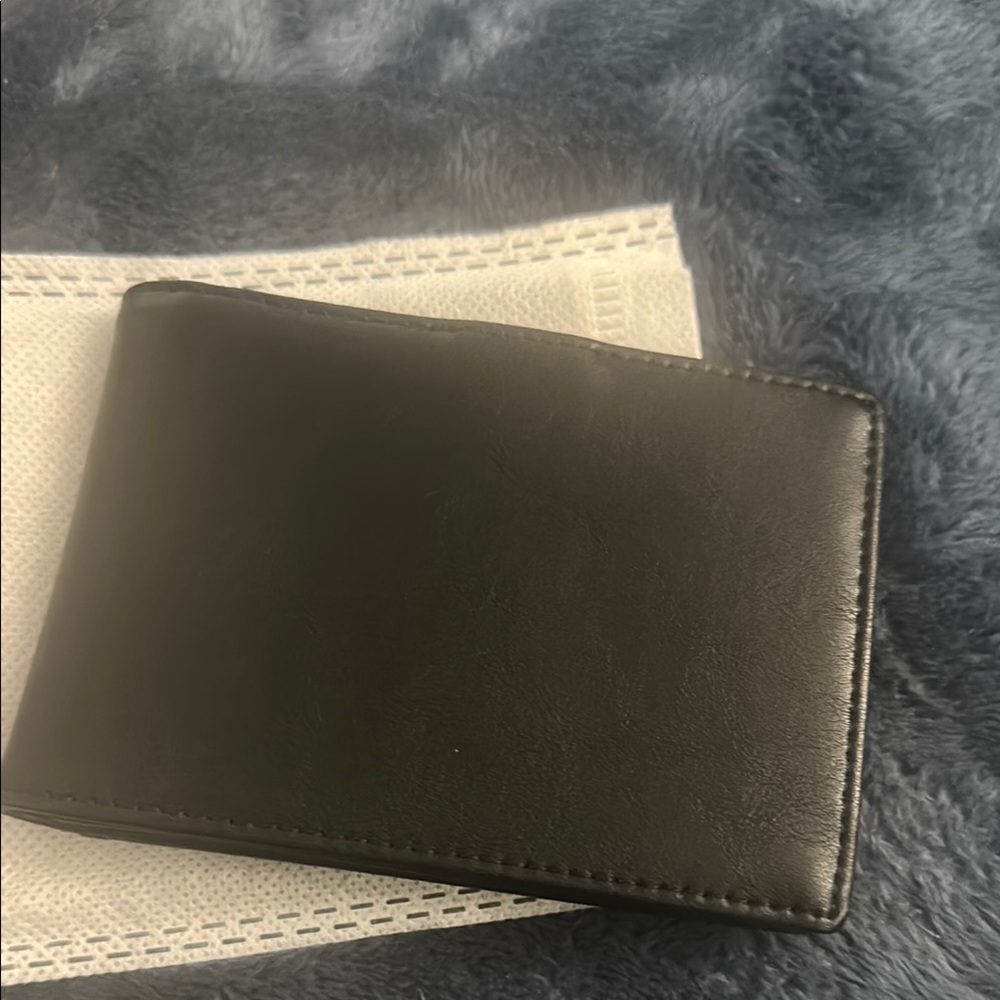 Black Leather Men's Wallet